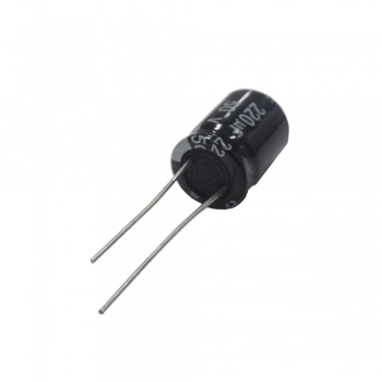 CAPACITOR ELETROLÍTICO RADIAL 105ºC 220 X 50V