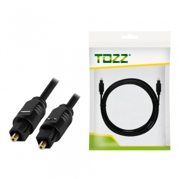 CABO OPTICO TOSLINK PROFISSIONAL 5MT EMBORRACHADO