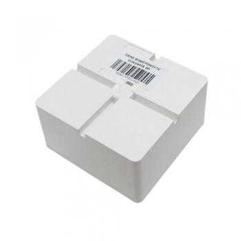 CAIXA DE SOBREPOR QUADRADA PARA CFTV BRANCO