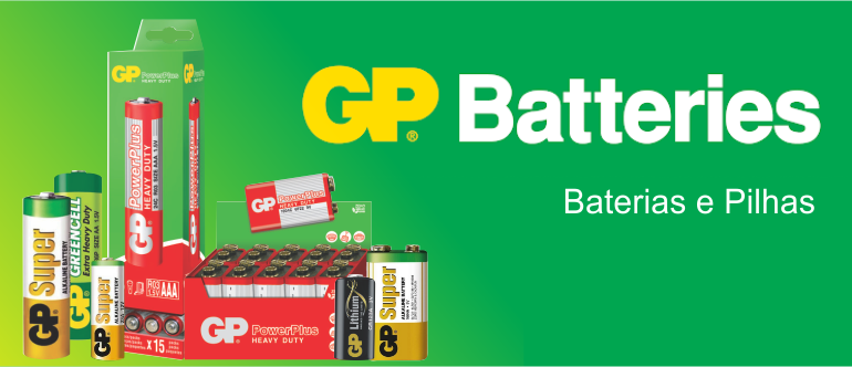 Linha de Pilhas e Baterias GP Batteries